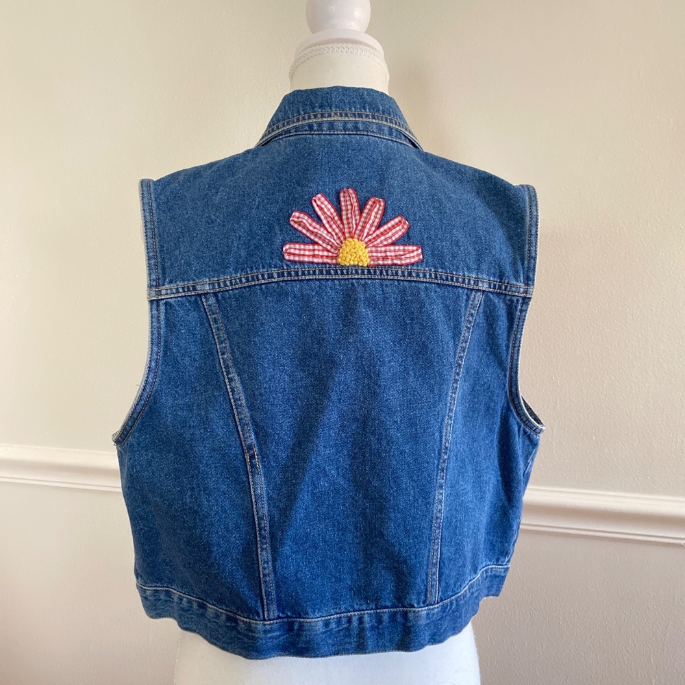Vintage Susan Bristol Denim Vest - Picture 3 of 4